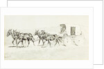 One of Williamson's Stages by Frederic Remington