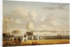 The Battery and Harbour, New York by Thomas Birch
