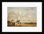 The Battery and Harbour, New York by Thomas Birch