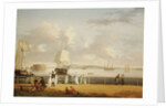 The Battery and Harbour, New York by Thomas Birch