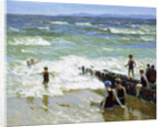 Bathers at Breakwater by Edward Henry Potthast