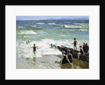 Bathers at Breakwater by Edward Henry Potthast