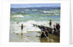 Bathers at Breakwater by Edward Henry Potthast