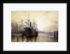 Sunset, New York Harbour by Henry Farrer