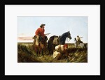 Trappers Following the Trail: At Fault by Arthur Fitzwilliam Tait