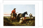 Trappers Following the Trail: At Fault by Arthur Fitzwilliam Tait