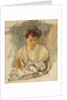 Mother Rose Looking Down at her Sleeping Baby by Mary Cassatt