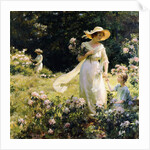 Among the Laurel Blossoms by Charles Courtney Curran