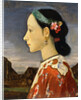 Profile of a Woman by Fujishima Takeji