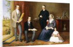 The Reverend John Witherington Peers, Vicar of Tetsworth, Oxon, with his Family by John Bridges