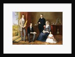 The Reverend John Witherington Peers, Vicar of Tetsworth, Oxon, with his Family by John Bridges