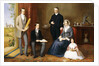 The Reverend John Witherington Peers, Vicar of Tetsworth, Oxon, with his Family by John Bridges