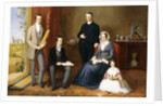 The Reverend John Witherington Peers, Vicar of Tetsworth, Oxon, with his Family by John Bridges