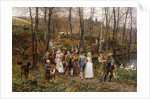 A Wedding Procession by Marie Francois Firmin-Girard