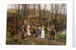 A Wedding Procession by Marie Francois Firmin-Girard