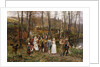 A Wedding Procession by Marie Francois Firmin-Girard