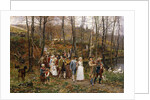 A Wedding Procession by Marie Francois Firmin-Girard