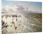 The Beach at Ostend by Adolphe Jacobs