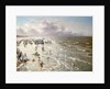 The Beach at Ostend by Adolphe Jacobs