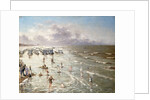 The Beach at Ostend by Adolphe Jacobs