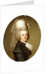 Portrait of Queen Marie Antoinette by Adolf Ulrich Wertmuller