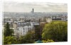 View of the town from Montmartre hill by Anonymous