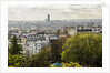 View of the town from Montmartre hill by Anonymous