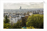 View of the town from Montmartre hill by Anonymous
