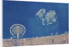 Palm Jumeirah and The World artificial islands in Dubai by Anonymous