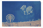 Palm Jumeirah and The World artificial islands in Dubai by Anonymous