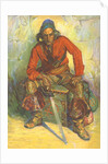 Pensive Pirate on Chest by Anonymous