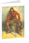 Pensive Pirate on Chest by Anonymous