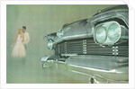 Romantic Couple with Big Car Grill by Anonymous