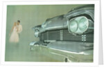 Romantic Couple with Big Car Grill by Anonymous