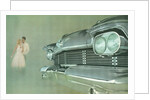 Romantic Couple with Big Car Grill by Anonymous