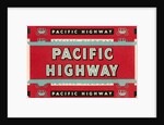 Pacific Highway Sign by Anonymous