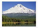 Fishing at Trillium Lake by Anonymous