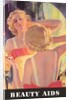 Beauty Aids, Woman at Mirror by Anonymous