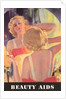 Beauty Aids, Woman at Mirror by Anonymous