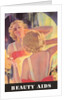 Beauty Aids, Woman at Mirror by Anonymous