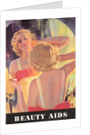 Beauty Aids, Woman at Mirror by Anonymous
