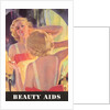 Beauty Aids, Woman at Mirror by Anonymous