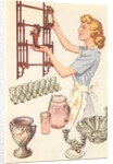 Woman with Knickknacks by Anonymous