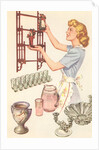 Woman with Knickknacks by Anonymous