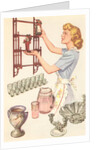 Woman with Knickknacks by Anonymous