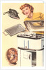 Woman with Modern Appliances by Anonymous