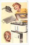 Woman with Modern Appliances by Anonymous