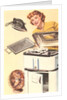 Woman with Modern Appliances by Anonymous