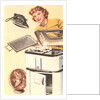 Woman with Modern Appliances by Anonymous