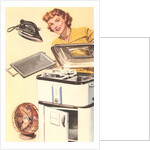 Woman with Modern Appliances by Anonymous